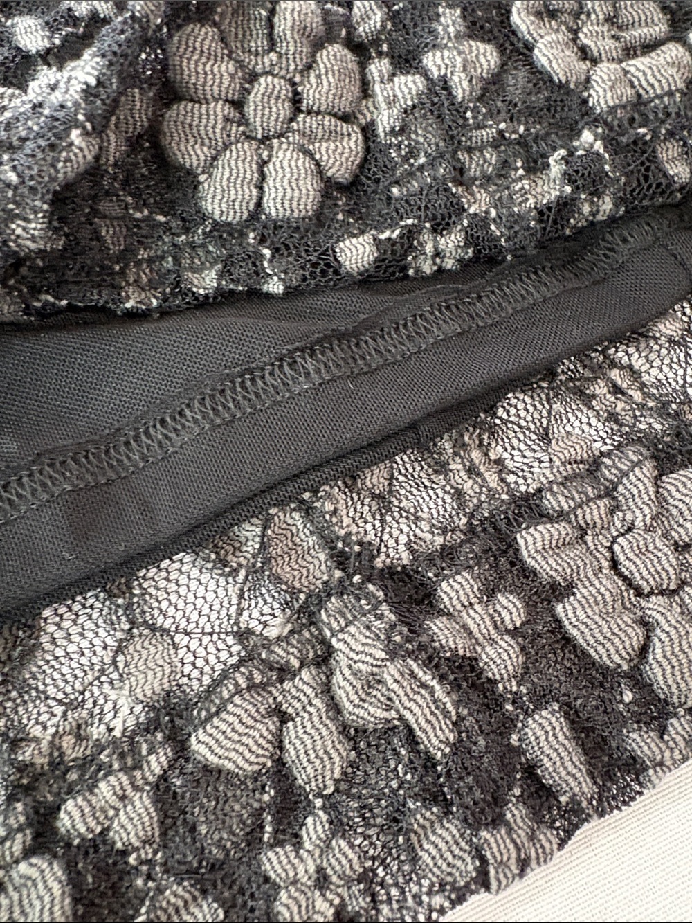 Free People Black Floral Lace Maxi with Ruffled Straps - Picture 2 of 6